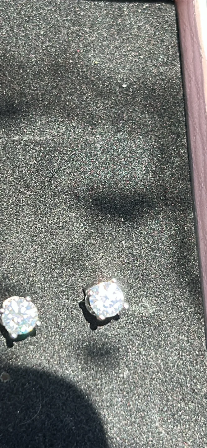 Moissanite earrings image indicator(5)