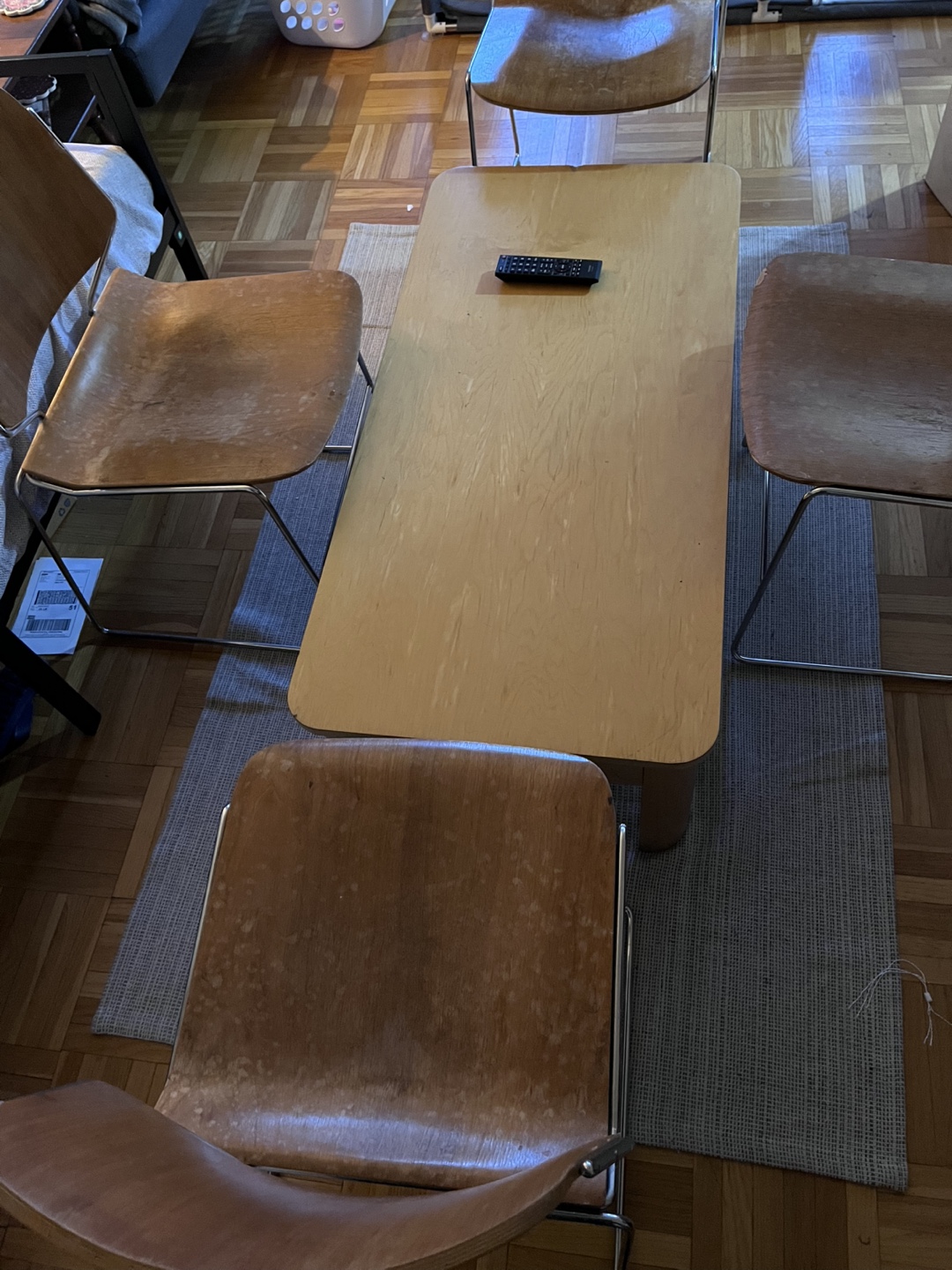 4 Chairs and 1 Coffee table for a DEAL!