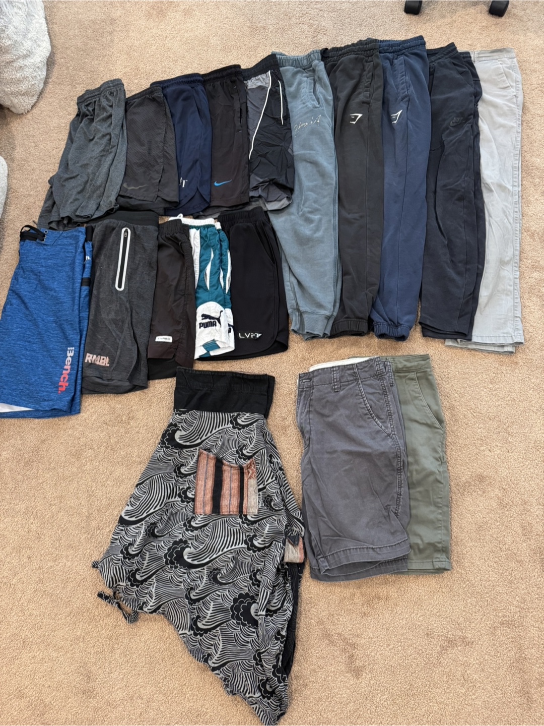 Bulk of Gym Clothes for Sale! Moving Sale