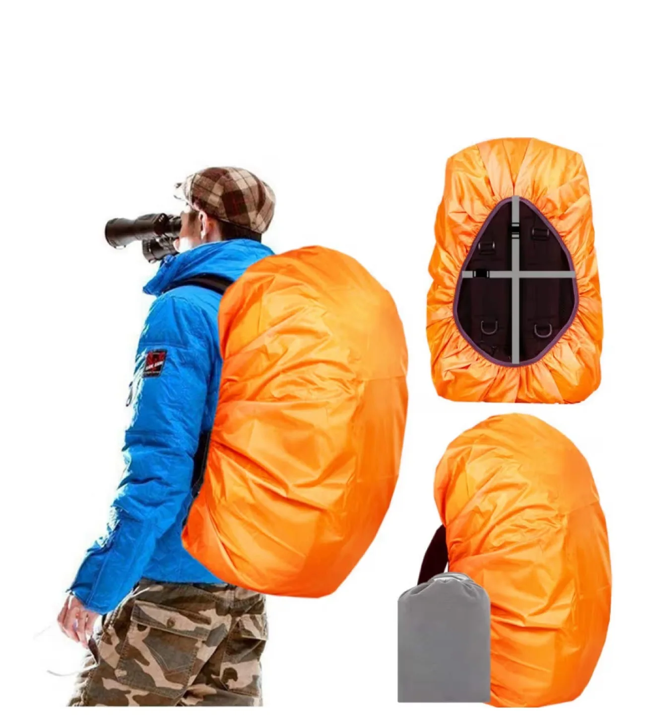 MEC Backpack Rain Cover - Orange image indicator(2)