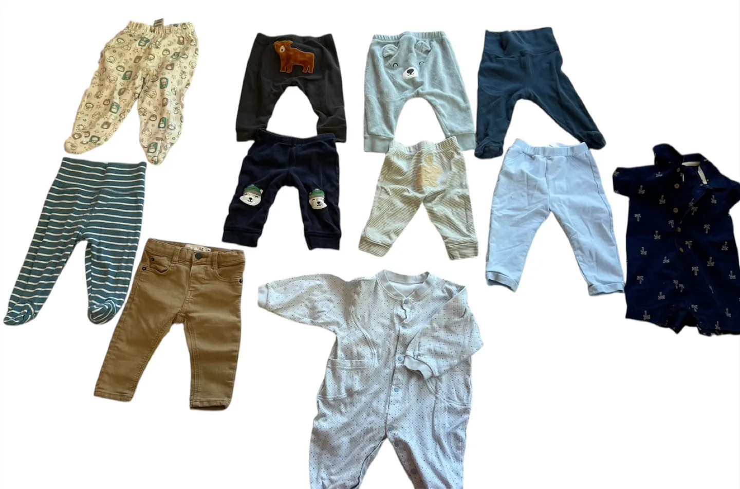 Assorted baby boy clothes 47 pcs. Size 3-9 months image indicator(5)