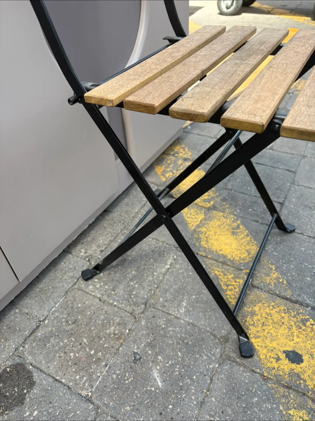 Vintage Folding Wooden Chair image indicator(2)