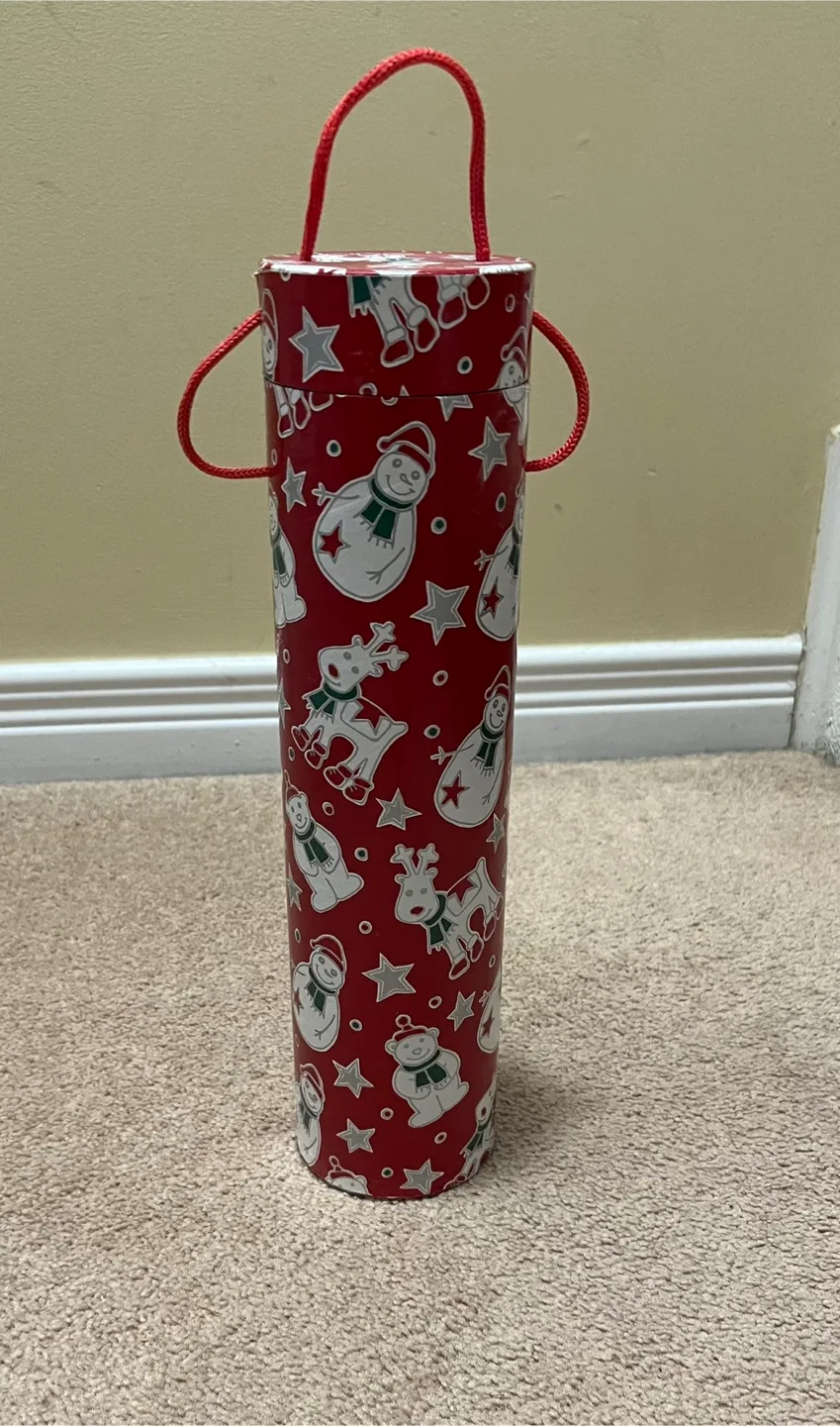 Christmas Wine Gift Tube with Bottle image indicator(4)