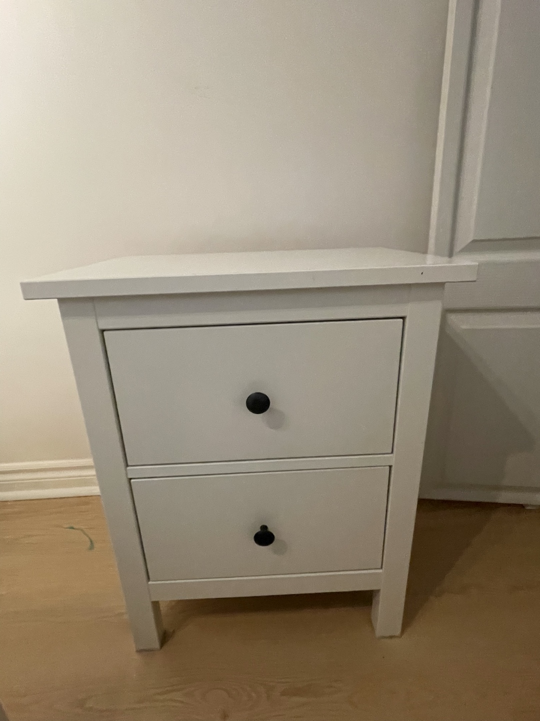 IKEA MALM Two-Drawer Nightstand - White