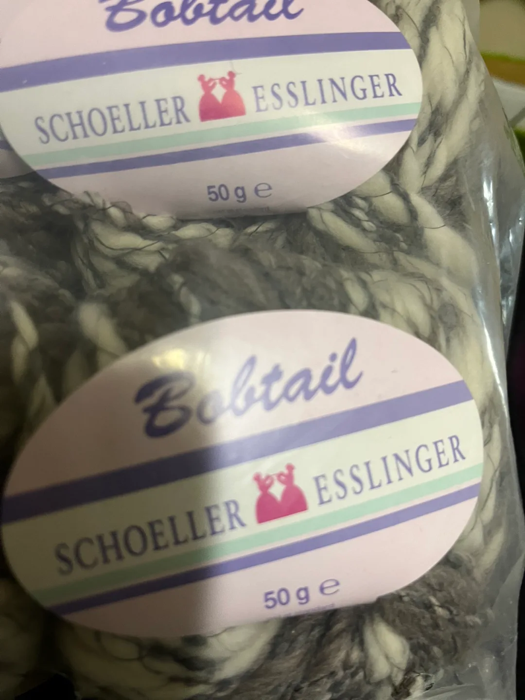 NEW Bobtail Yarn Pack - Grey and White - 11 balls image indicator(2)