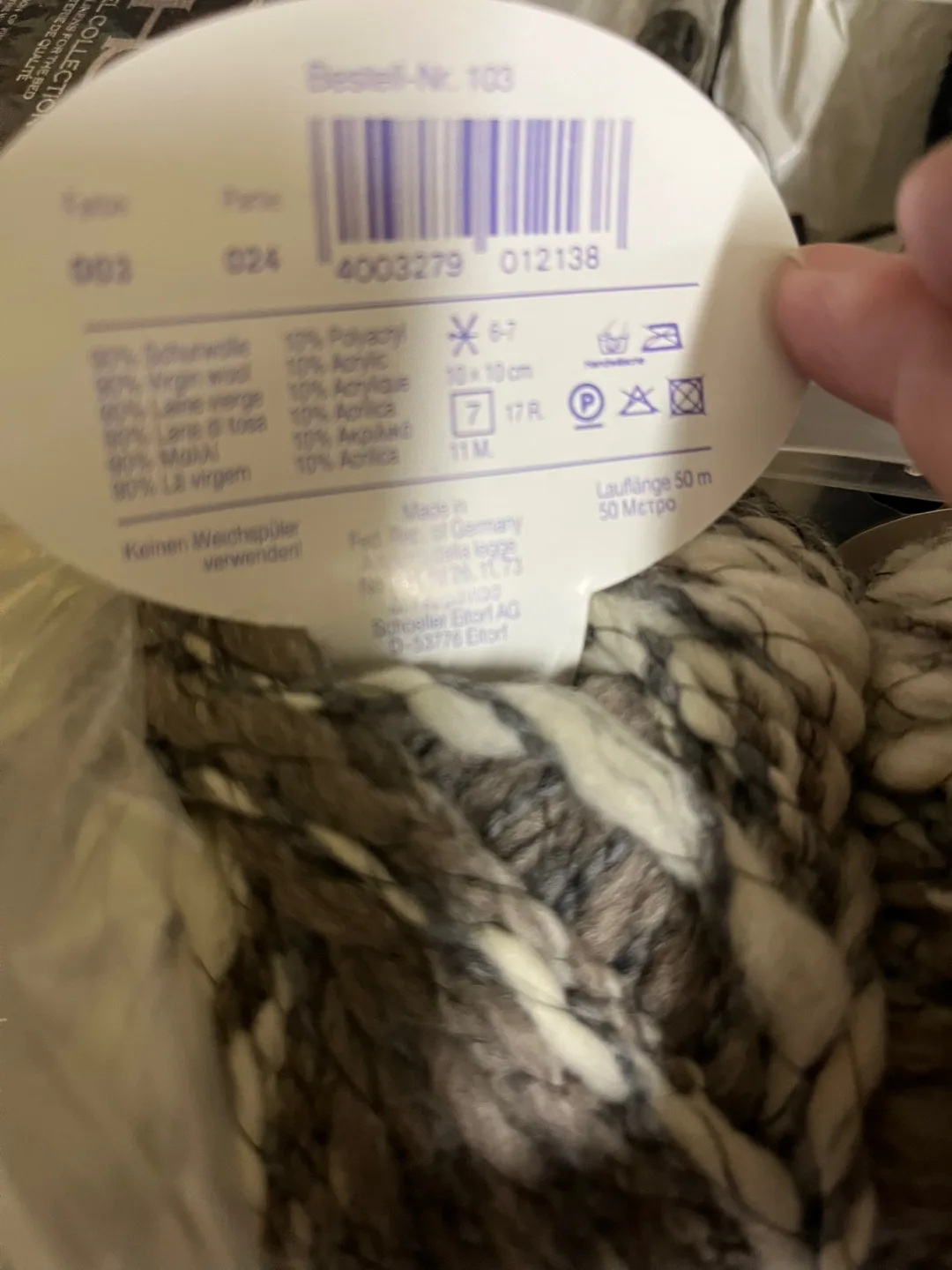 NEW Bobtail Yarn Pack - Grey and White - 11 balls image indicator(3)