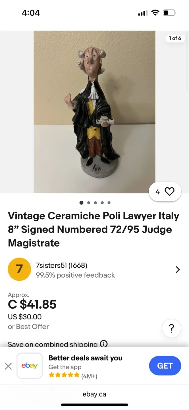 TP Ceramiche Figurine - Lawyer image indicator(9)