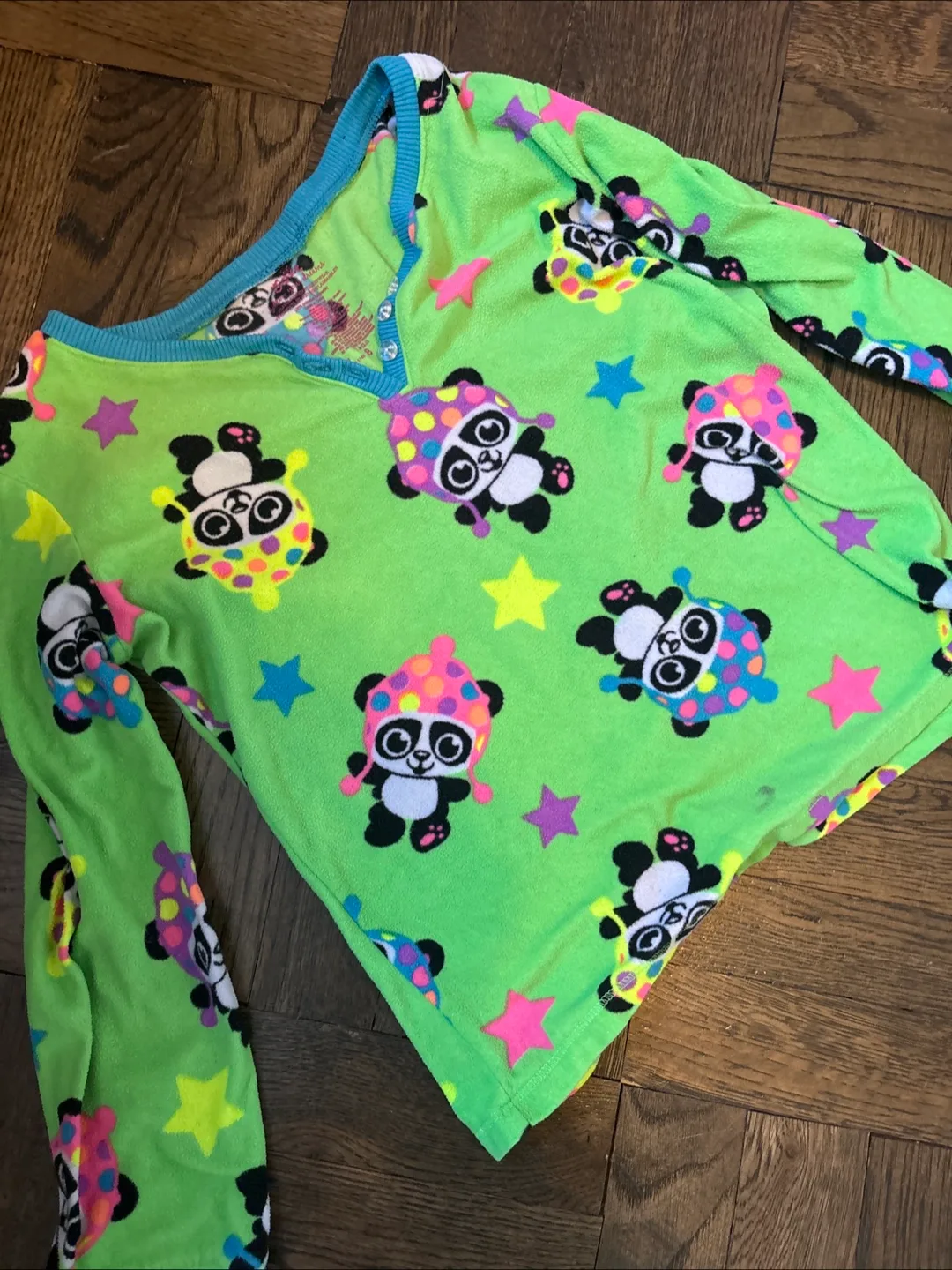 Girls Size 8 Panda Pajamas image indicator(2)