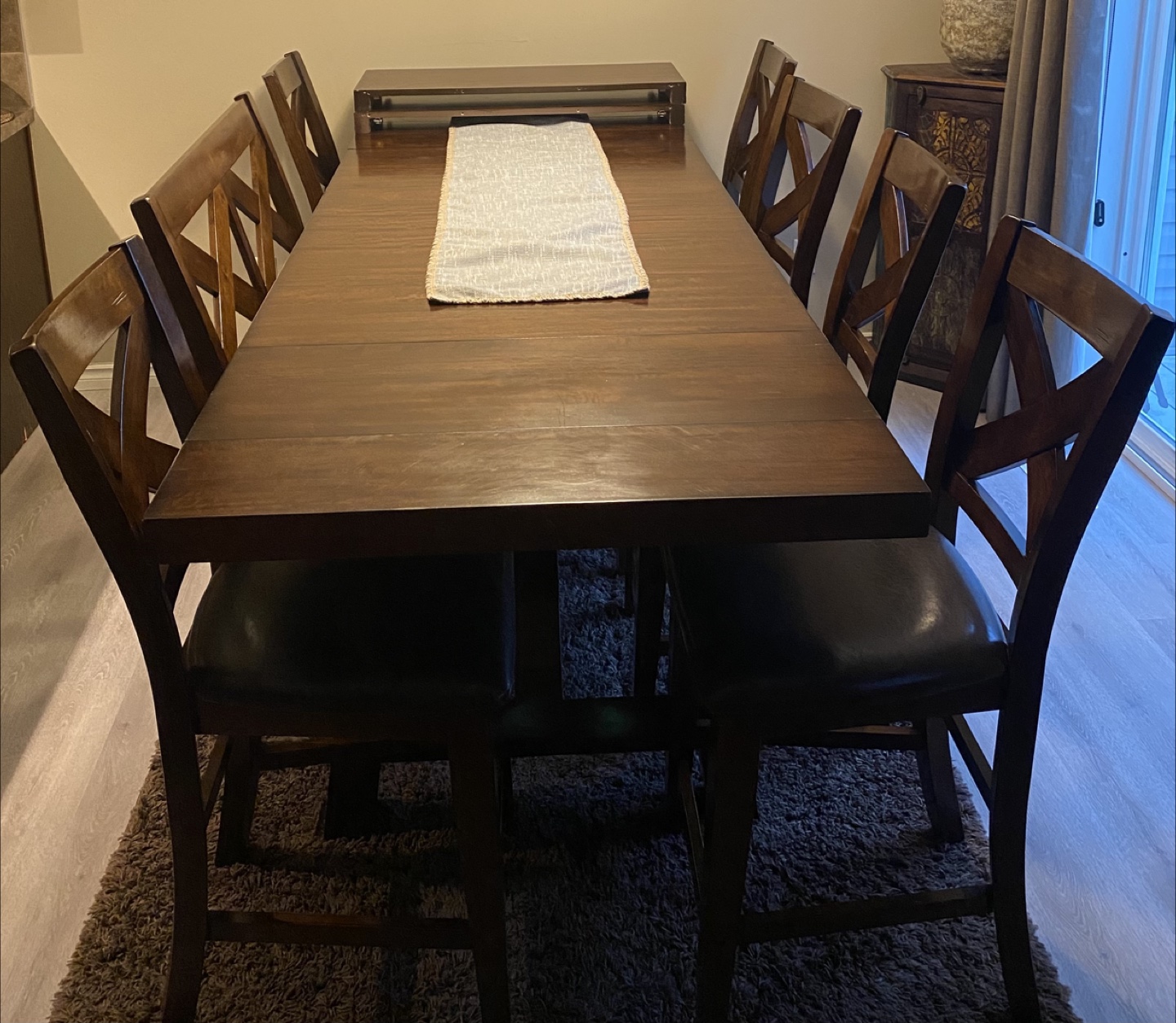 Feast Like Royalty at This Dining Table Set-Bonus Bench!