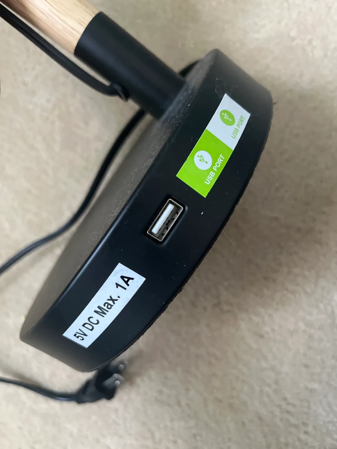 Modern Desk Lamp with USB Ports image indicator(3)