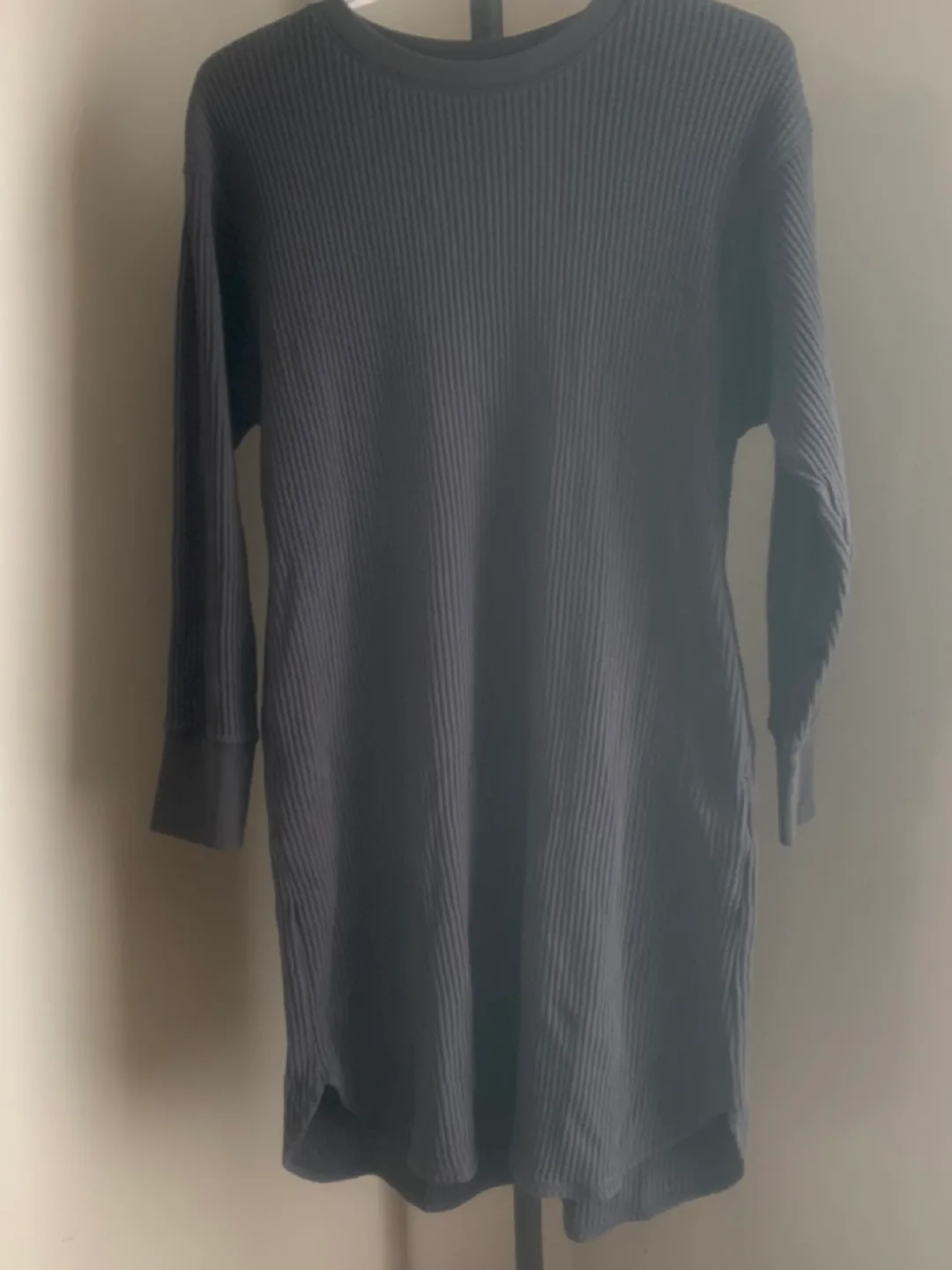 Uniqlo Ribbed Knit Mini Dress - Size Small thumbnail