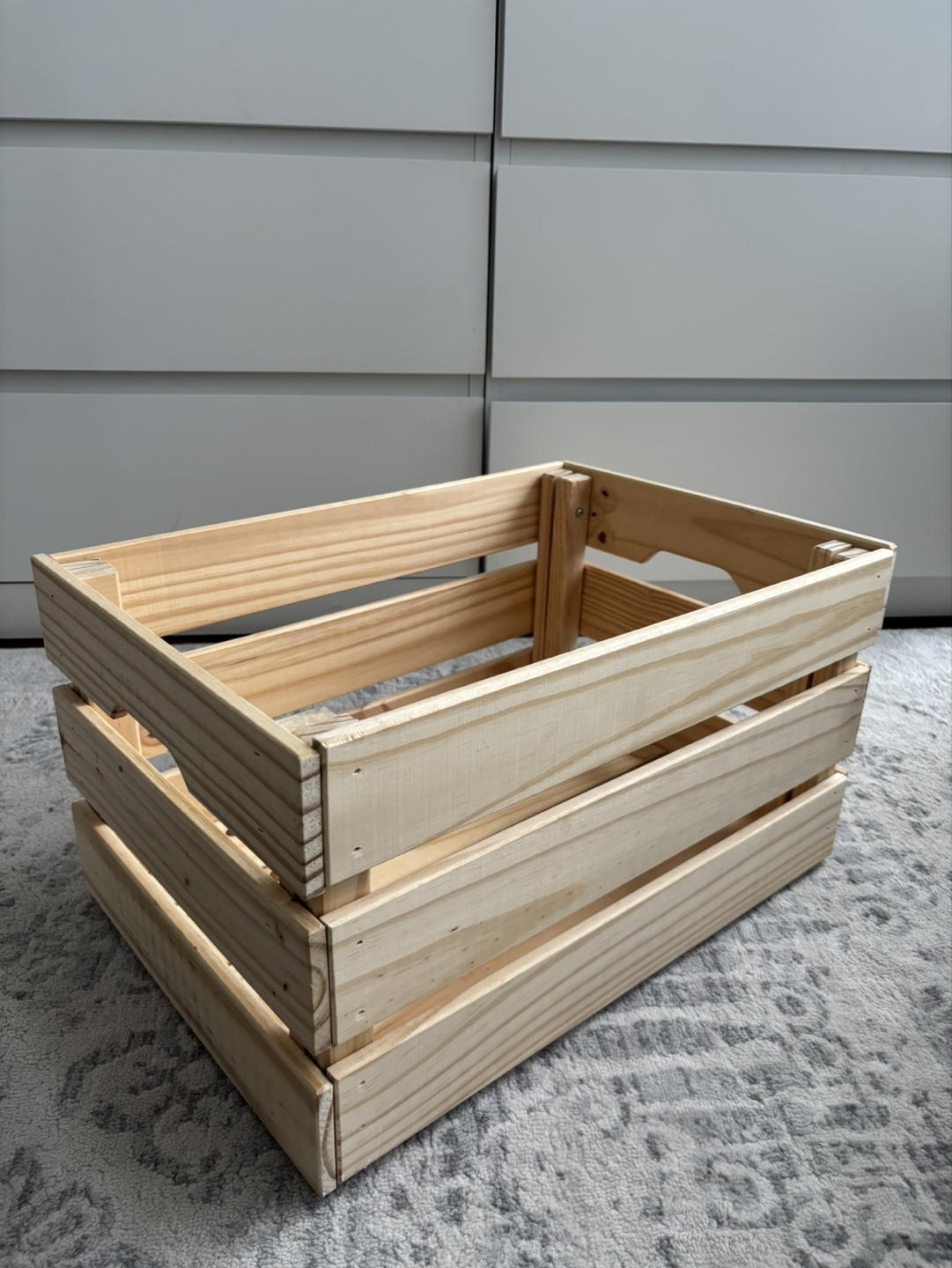 Wooden Crate Storage Box