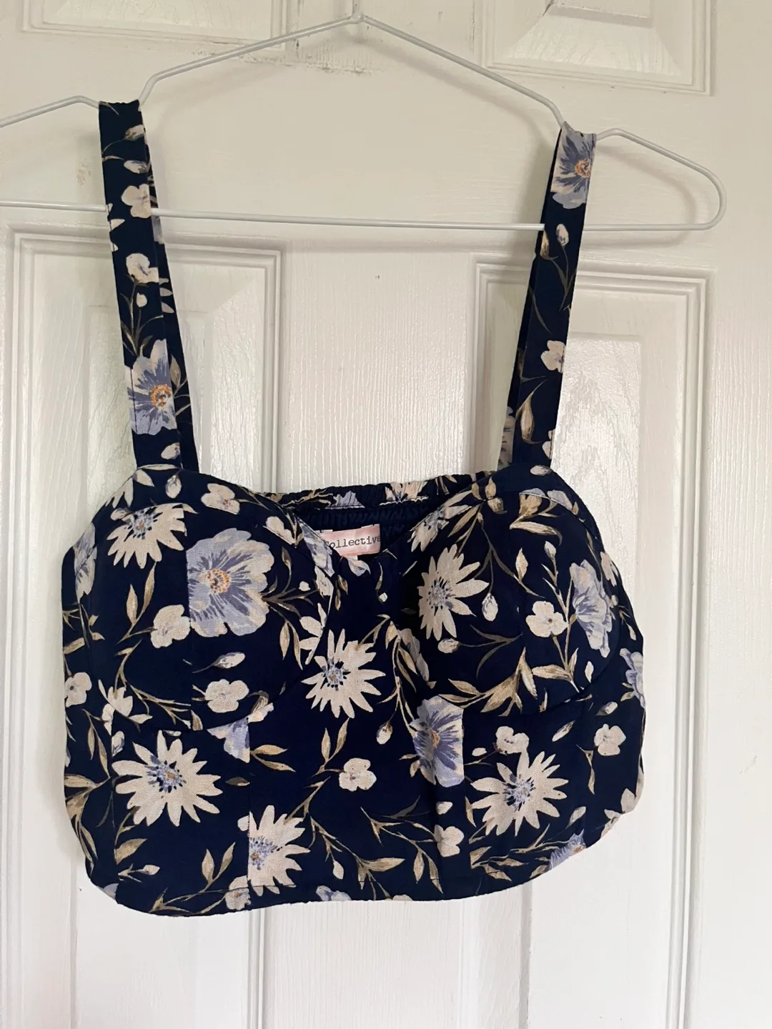 Bustier Floral Crop Top thumbnail