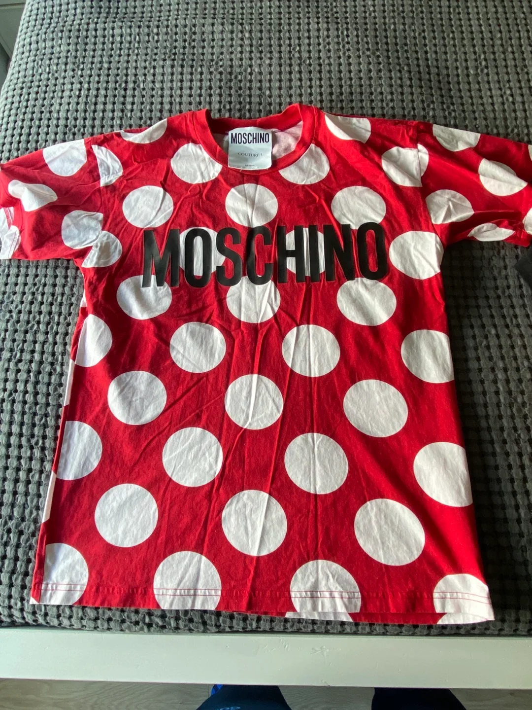 Moschino Couture! Red Polka Dot T-Shirt thumbnail