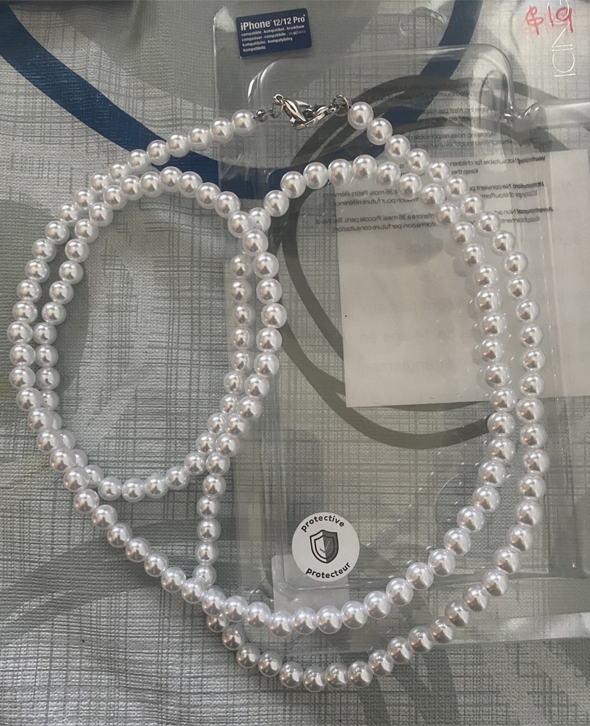 Double-Stranded Pearl Necklace
