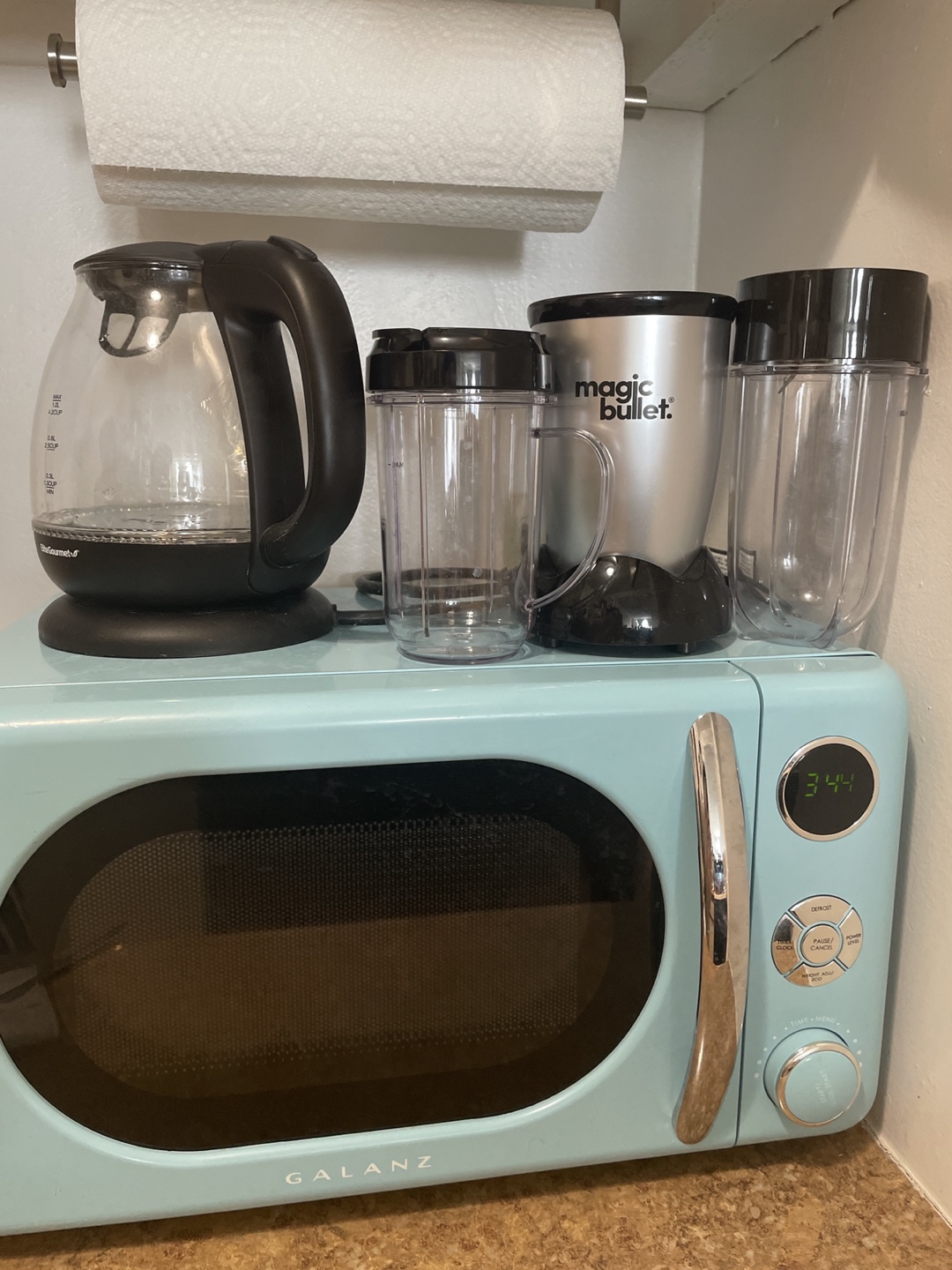 Microwave and Kitchen Appliances Bundle