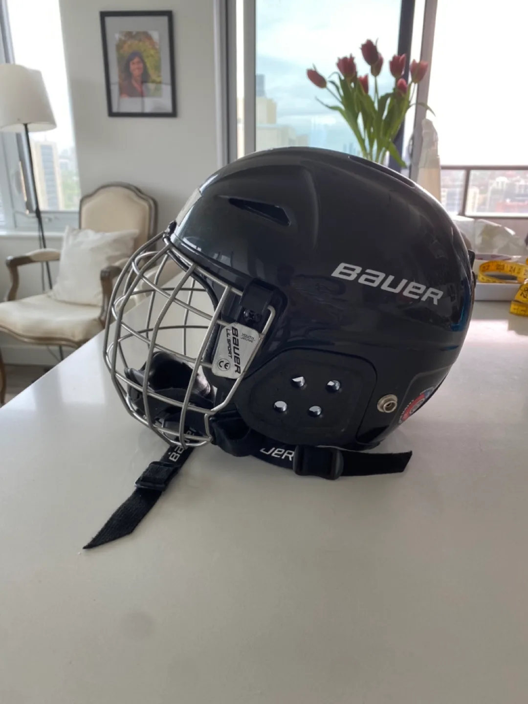 Bauer Lil' Sport Hockey Helmet thumbnail