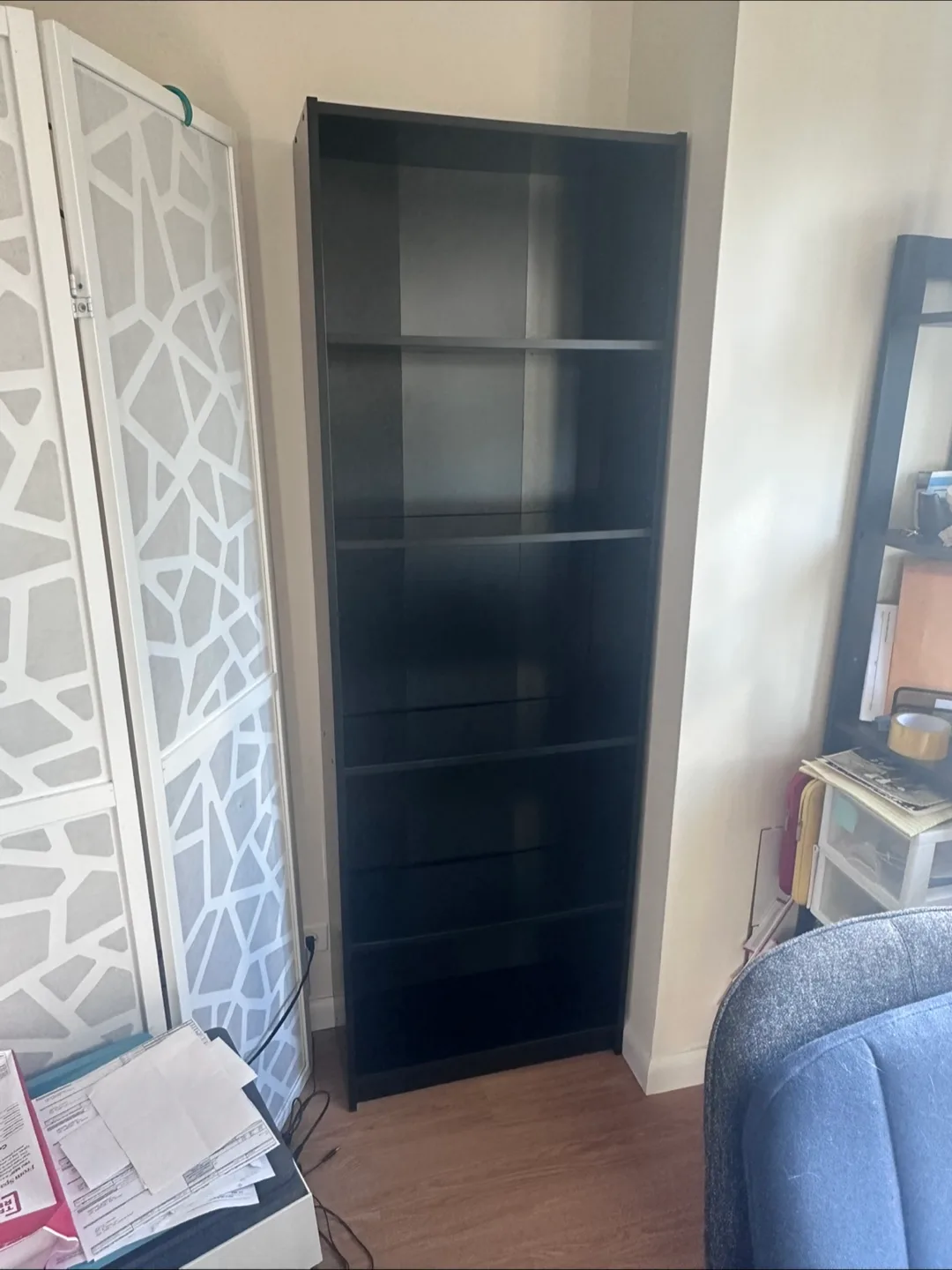 IKEA GERSBY Black Bookcase thumbnail
