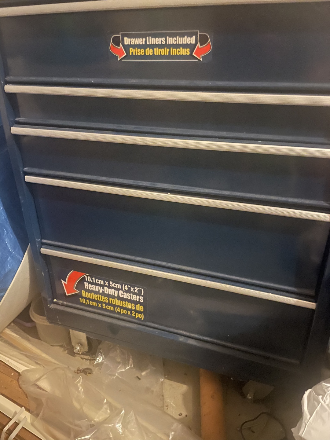Five-Drawer Rolling Tool Cabinet