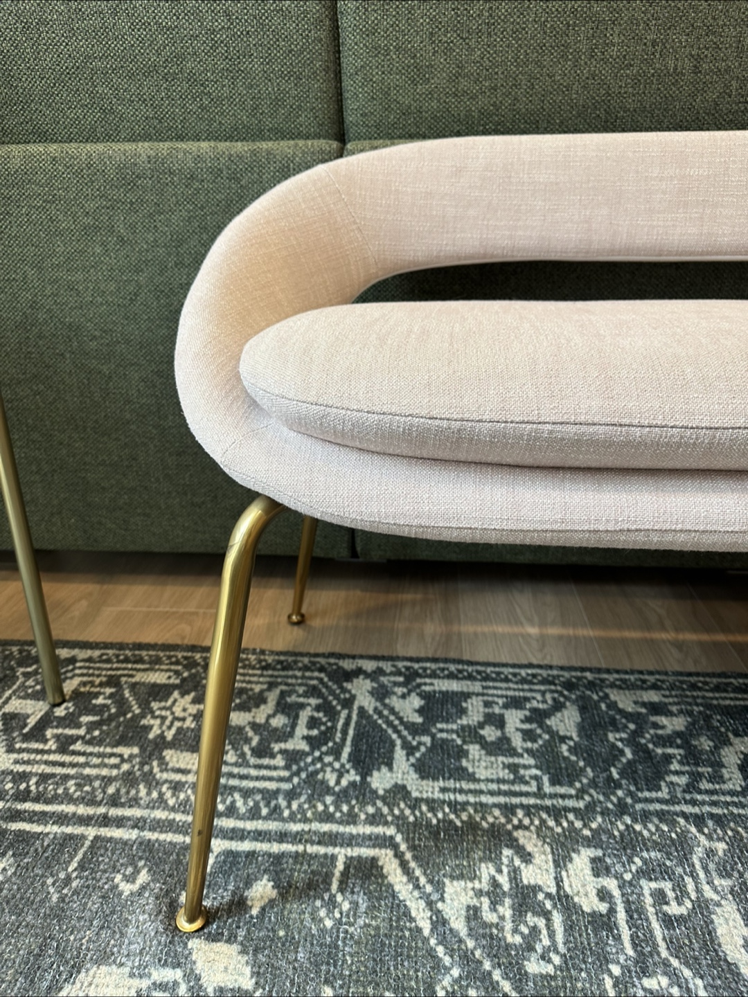 Bench with Gold Legs - West Elm - photo 2