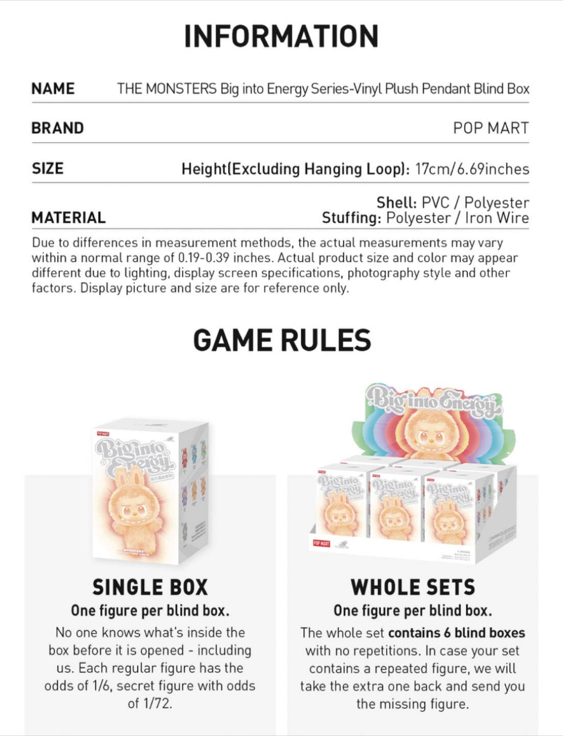 The Monsters labubu pop mart blind boxes - photo 3