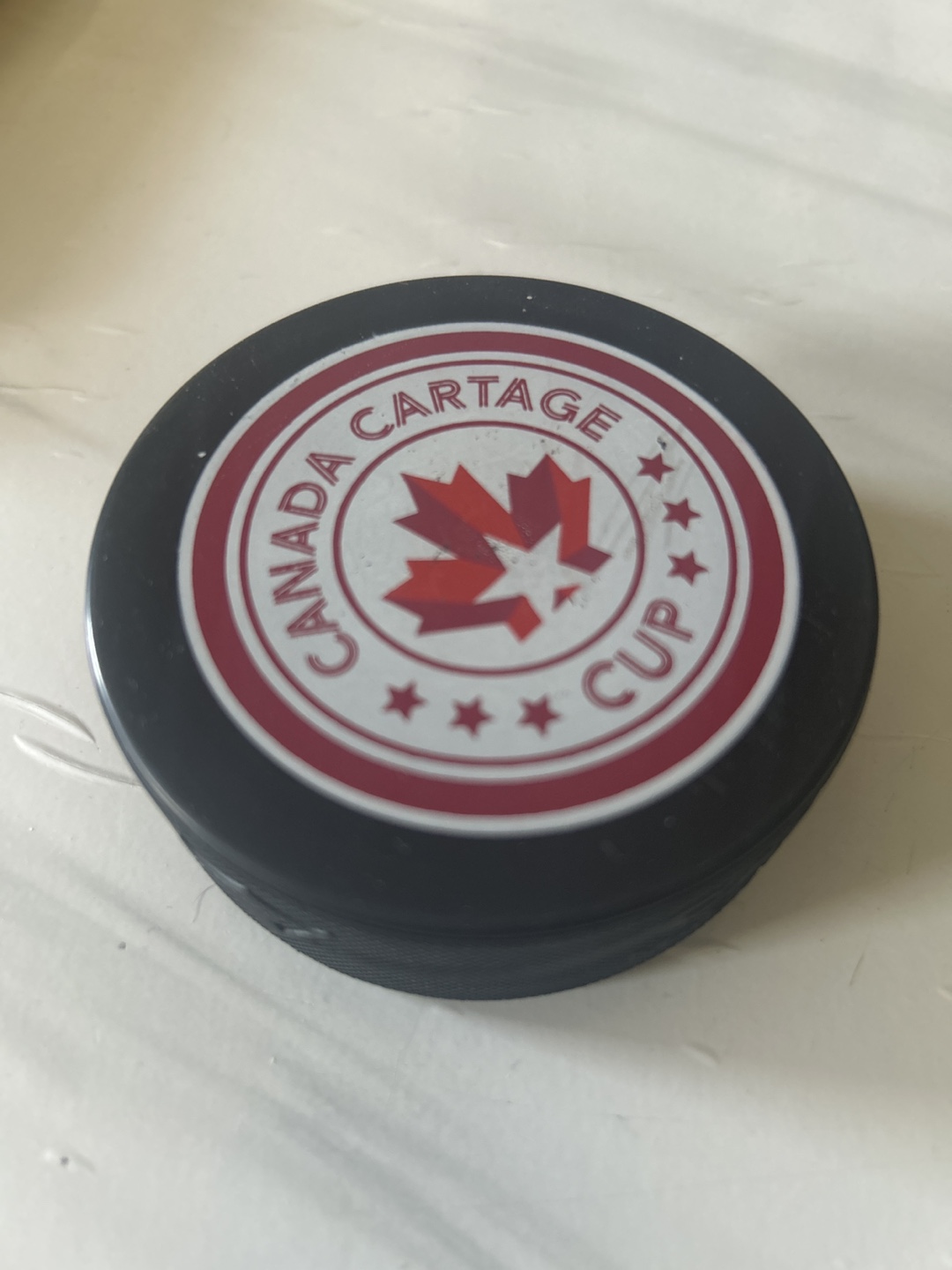 Canada Cartage Cup Hockey Pucks (5)