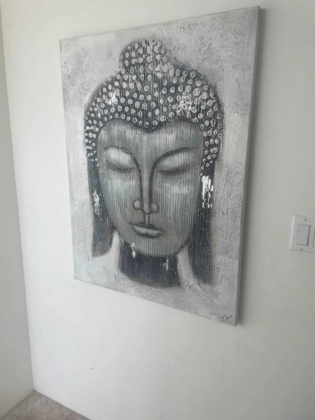 Large Buddha Canvas Wall Art thumbnail