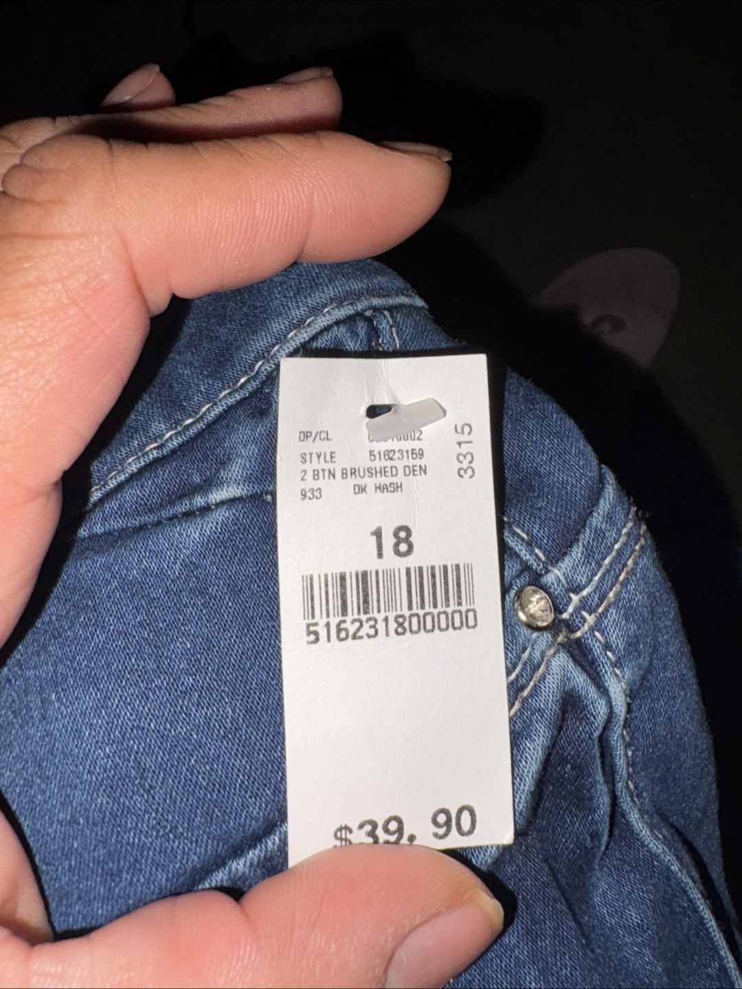 Amethyst Body Con Jeans - Size 18 - photo 2
