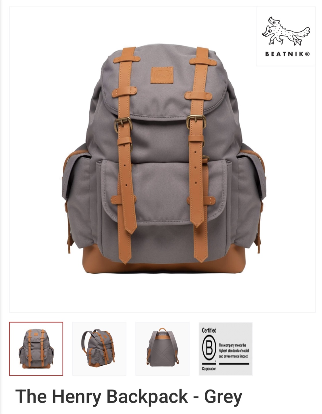 Beatnik and Sons Henry backpack - photo 5
