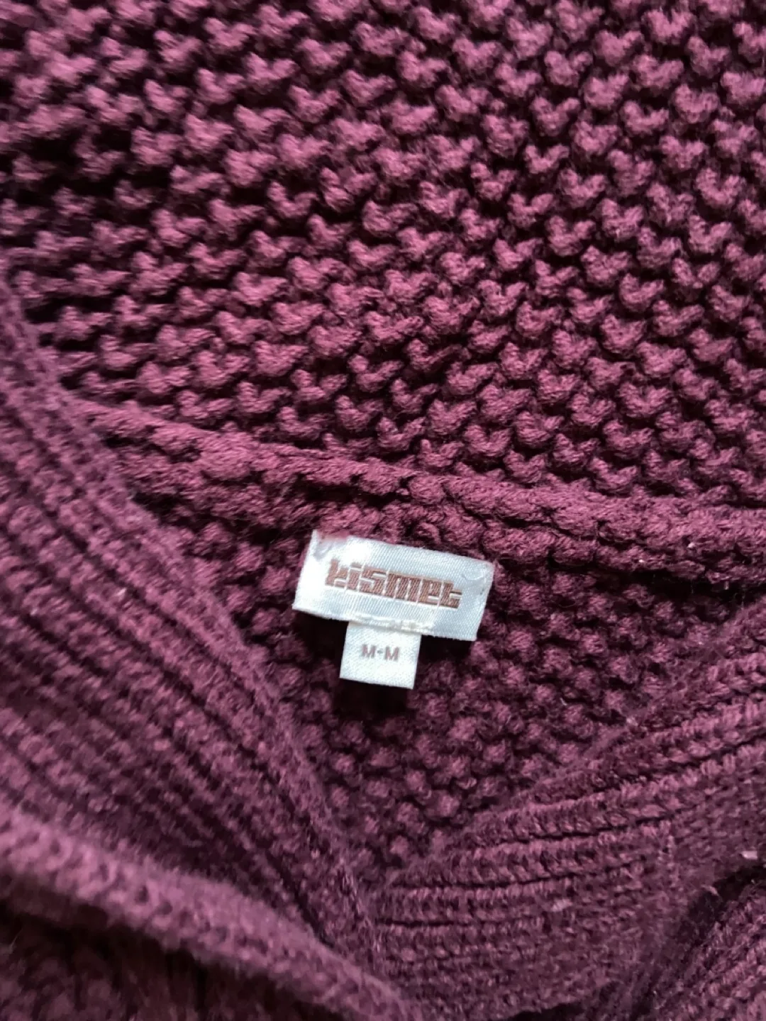 Women's Size Medium Knitted Hoodie image indicator(3)