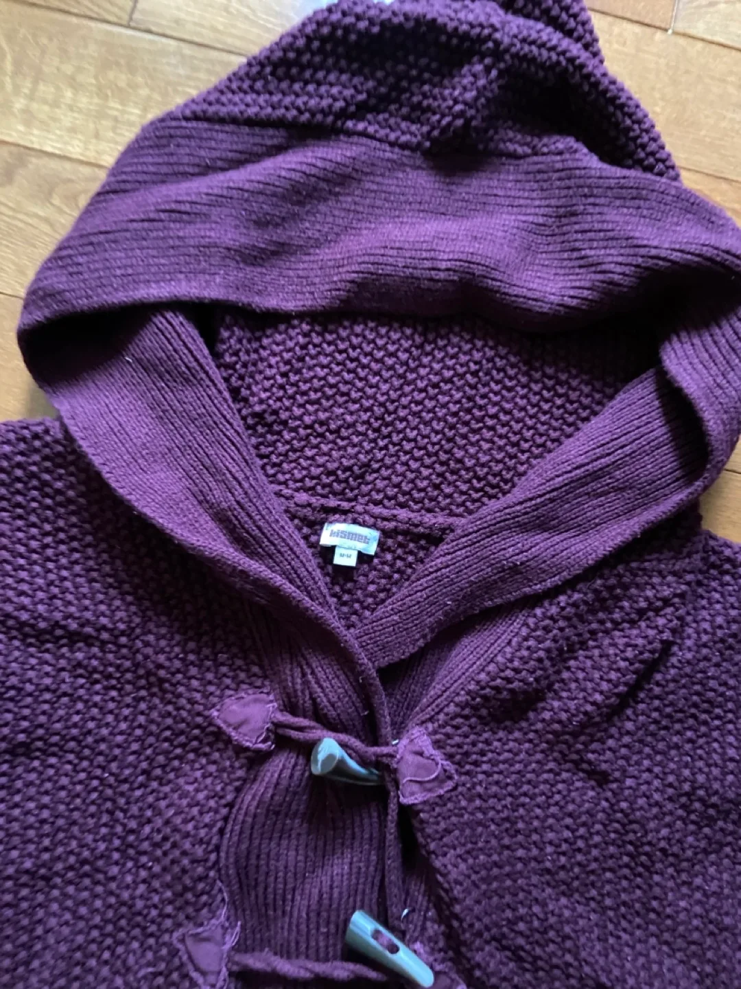 Women's Size Medium Knitted Hoodie image indicator(2)