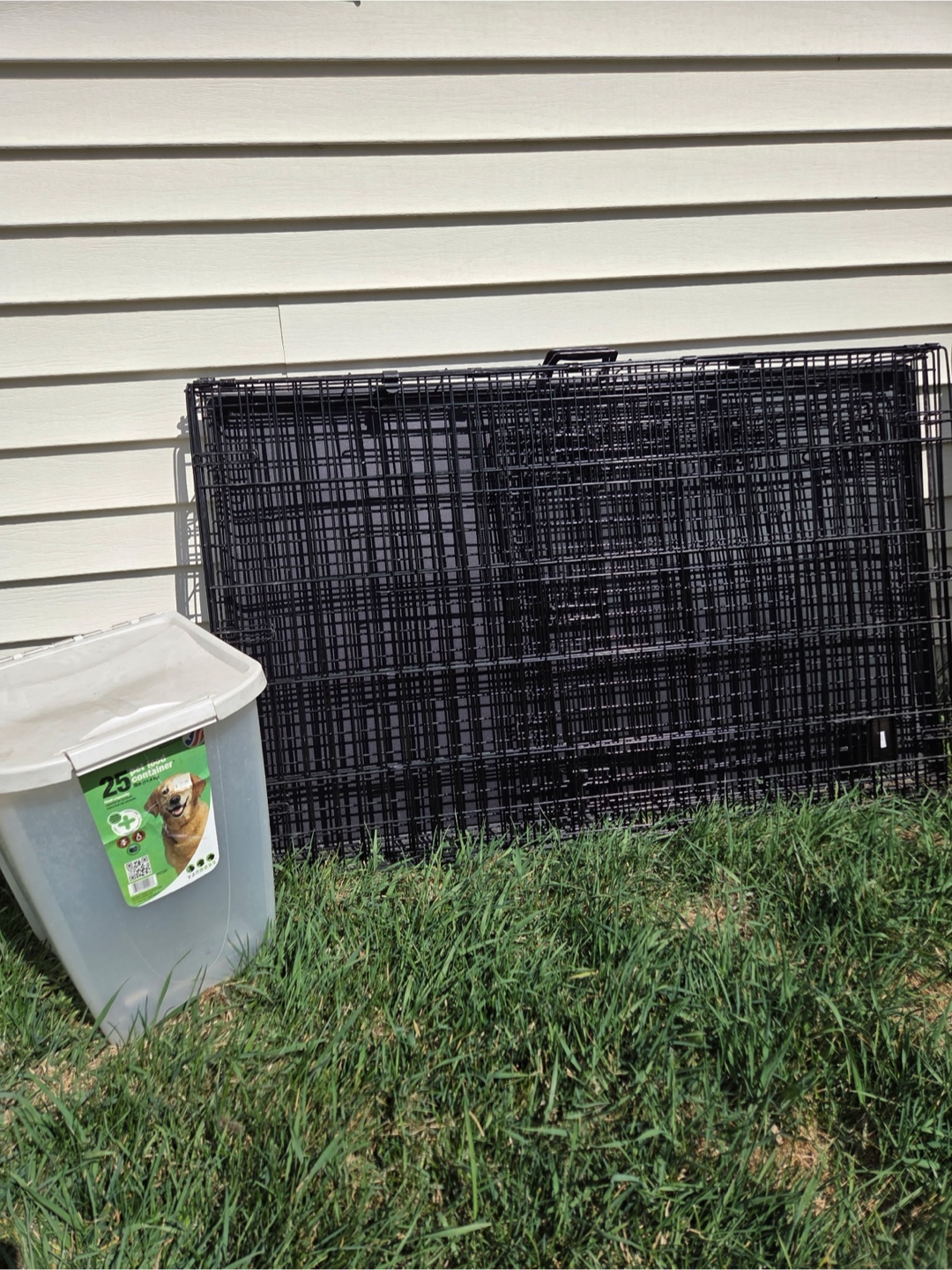 Dog Crate and Storage Bin