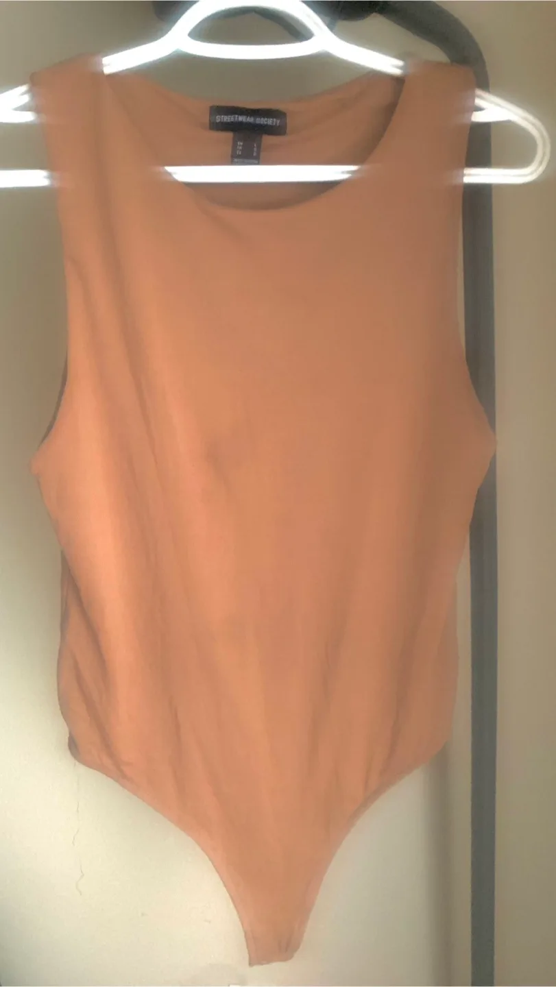 Streetwear Society/Shein Brown Bodysuit - Size Large thumbnail
