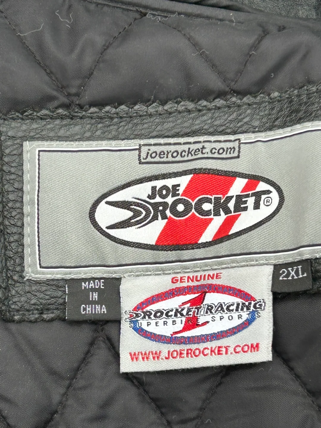 2XL Joe Rocket Leather Jacket $125 thumbnail