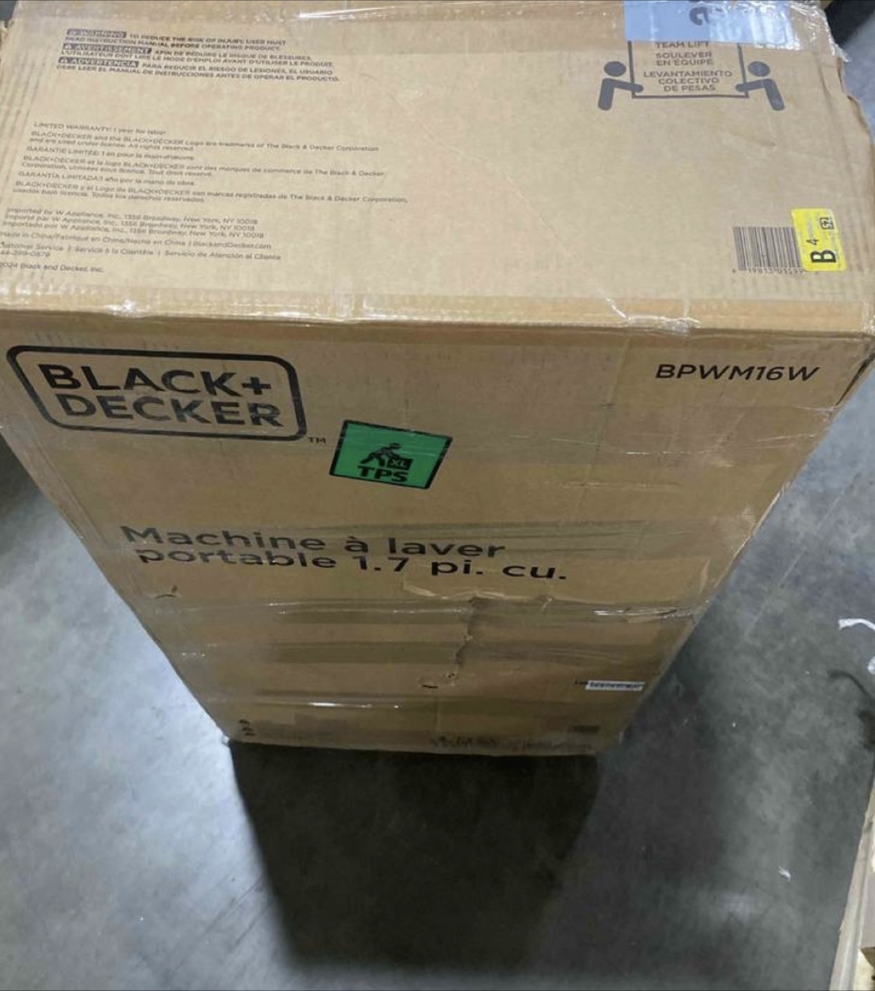 Black+Decker Portable Washer and Dryer Set - photo 2
