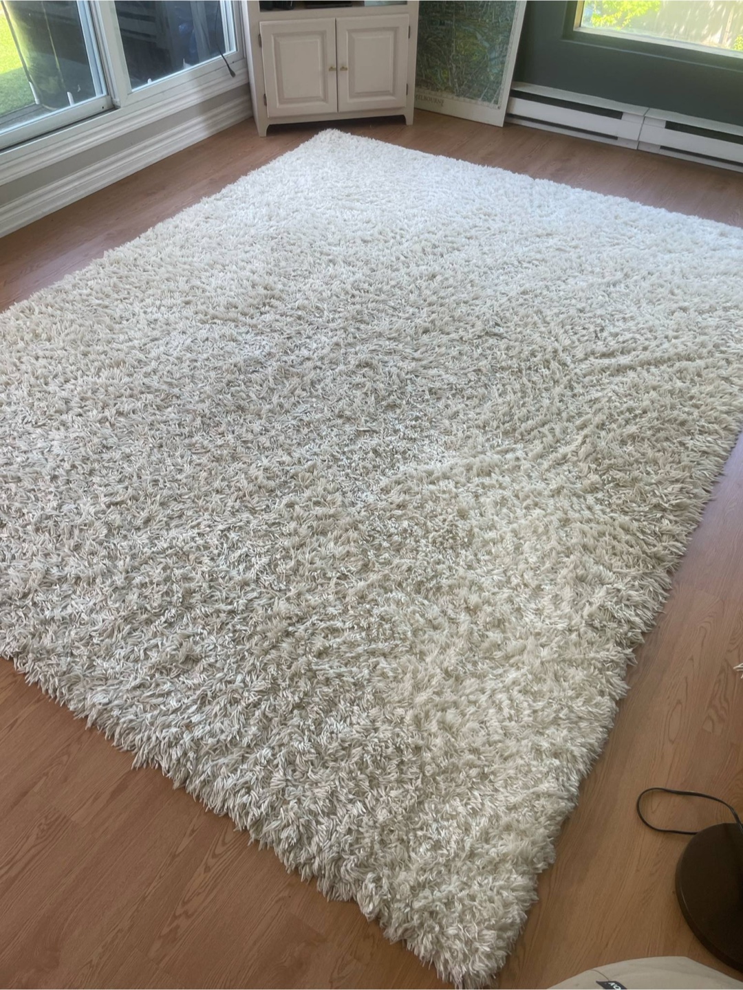 Kayla Shag Rug - Ivory   7'9" x 9'9"