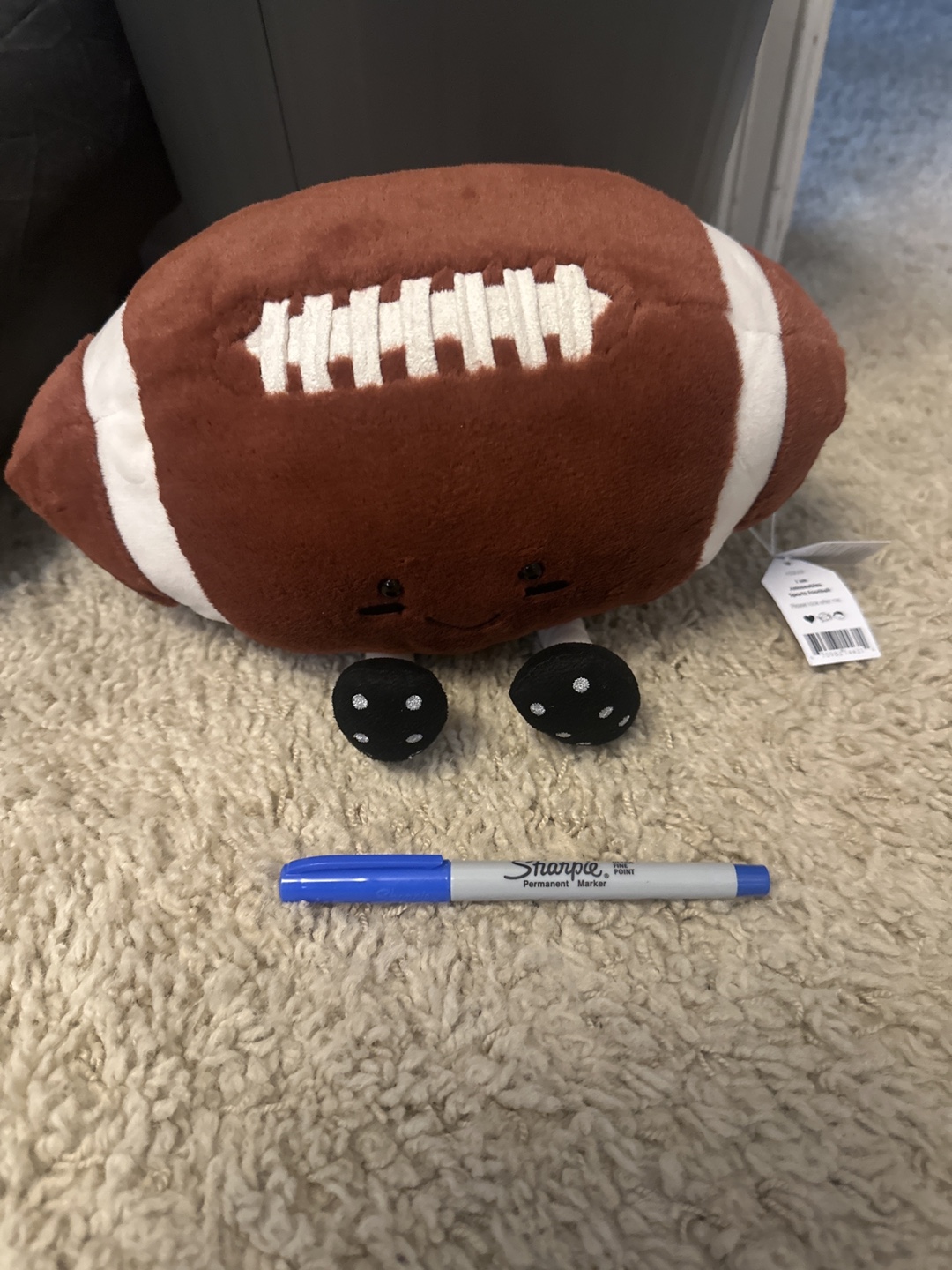 Jellycat Amuseables Sports Football Plush Toy - photo 4