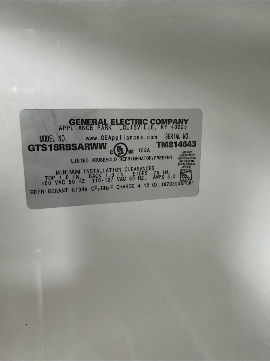 GE Top Freezer Refrigerator - White - photo 5