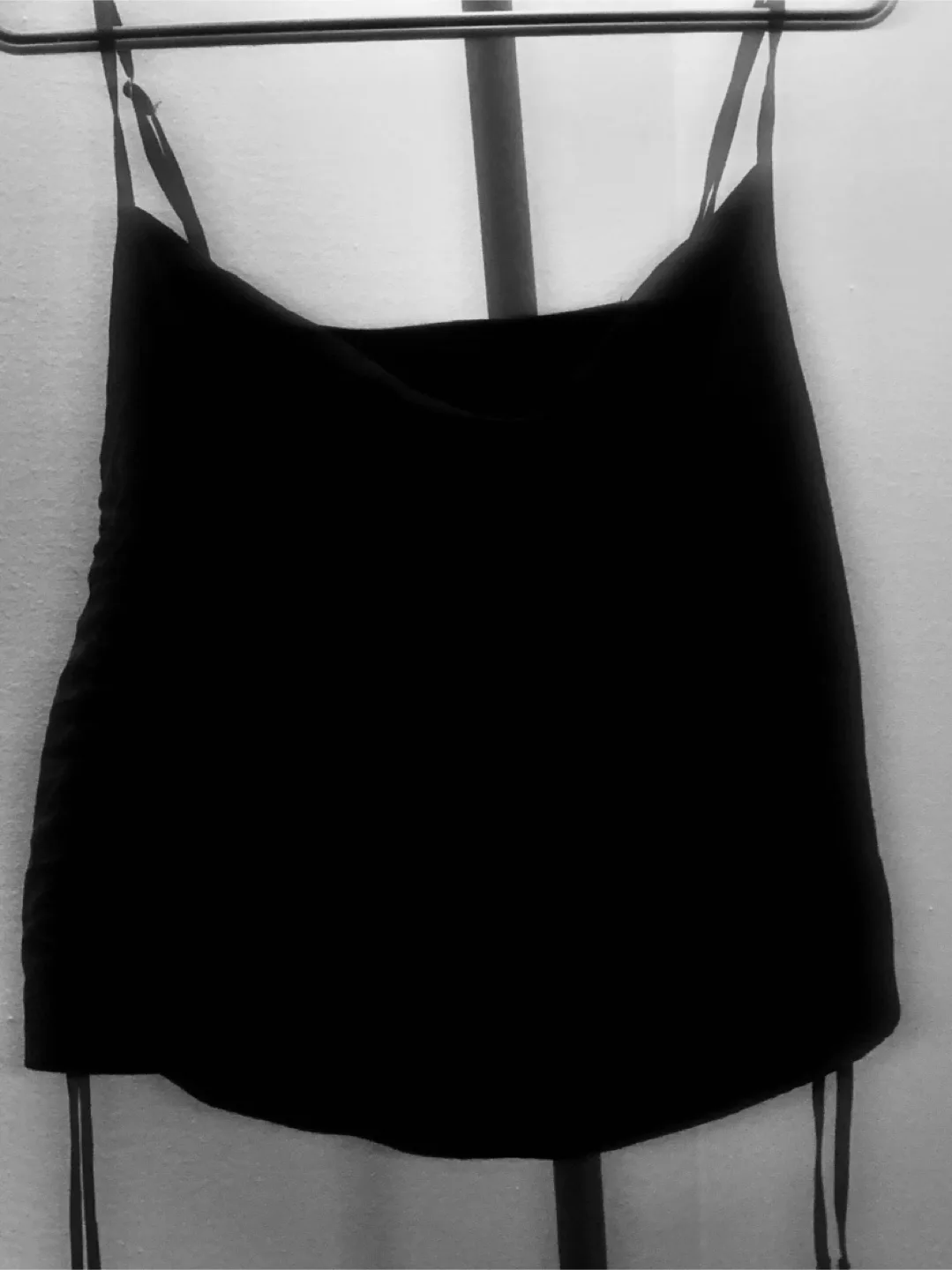 Forever 21 Black Cami Tank Top with side ties thumbnail