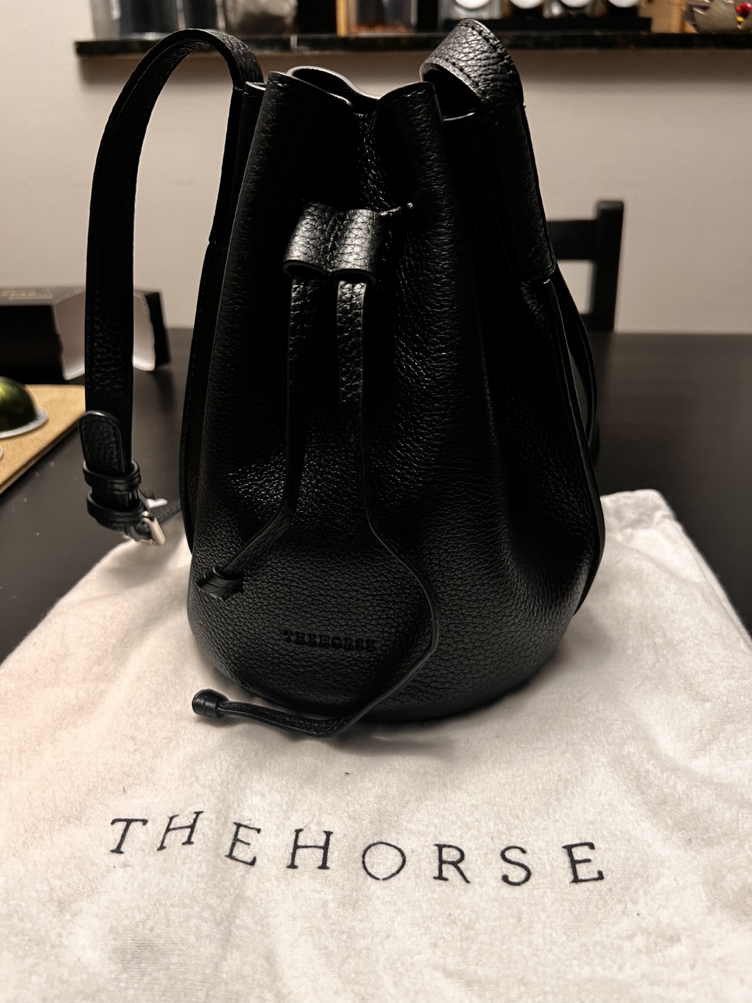The Horse Bobb Bucket Bag - Black Leather - photo 3