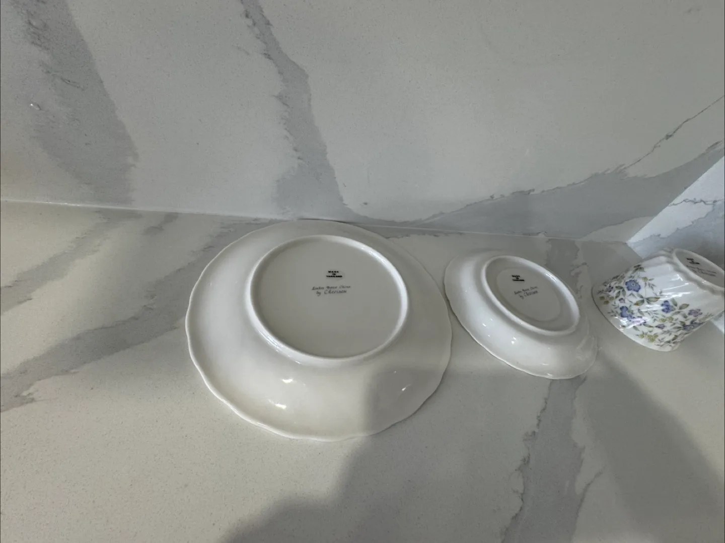 Vintage Teacup and Saucer Set plus Dessert plate image indicator(6)