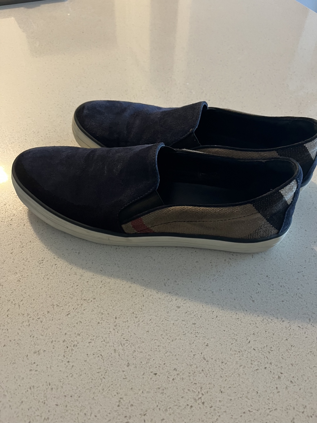 Burberry women’s Slip-On Suede Sneakers - photo 5