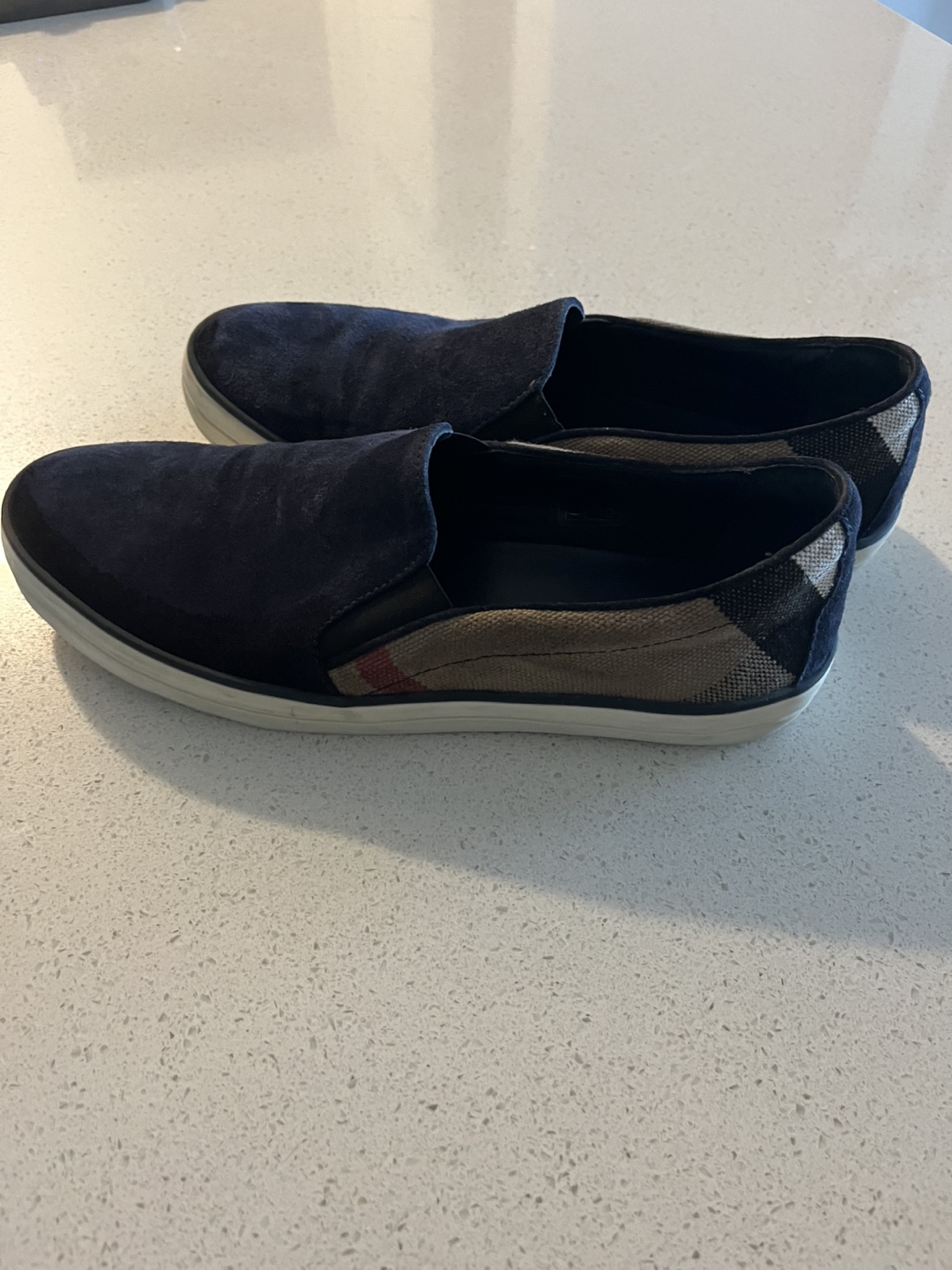 Burberry women’s Slip-On Suede Sneakers - photo 4