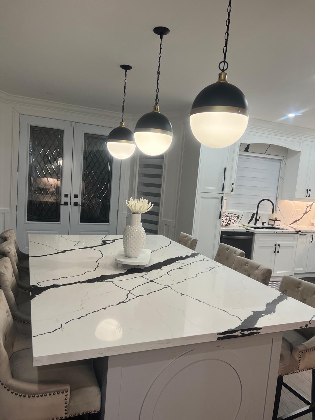 Modern White Shaker Kitchen Cabinets - photo 2