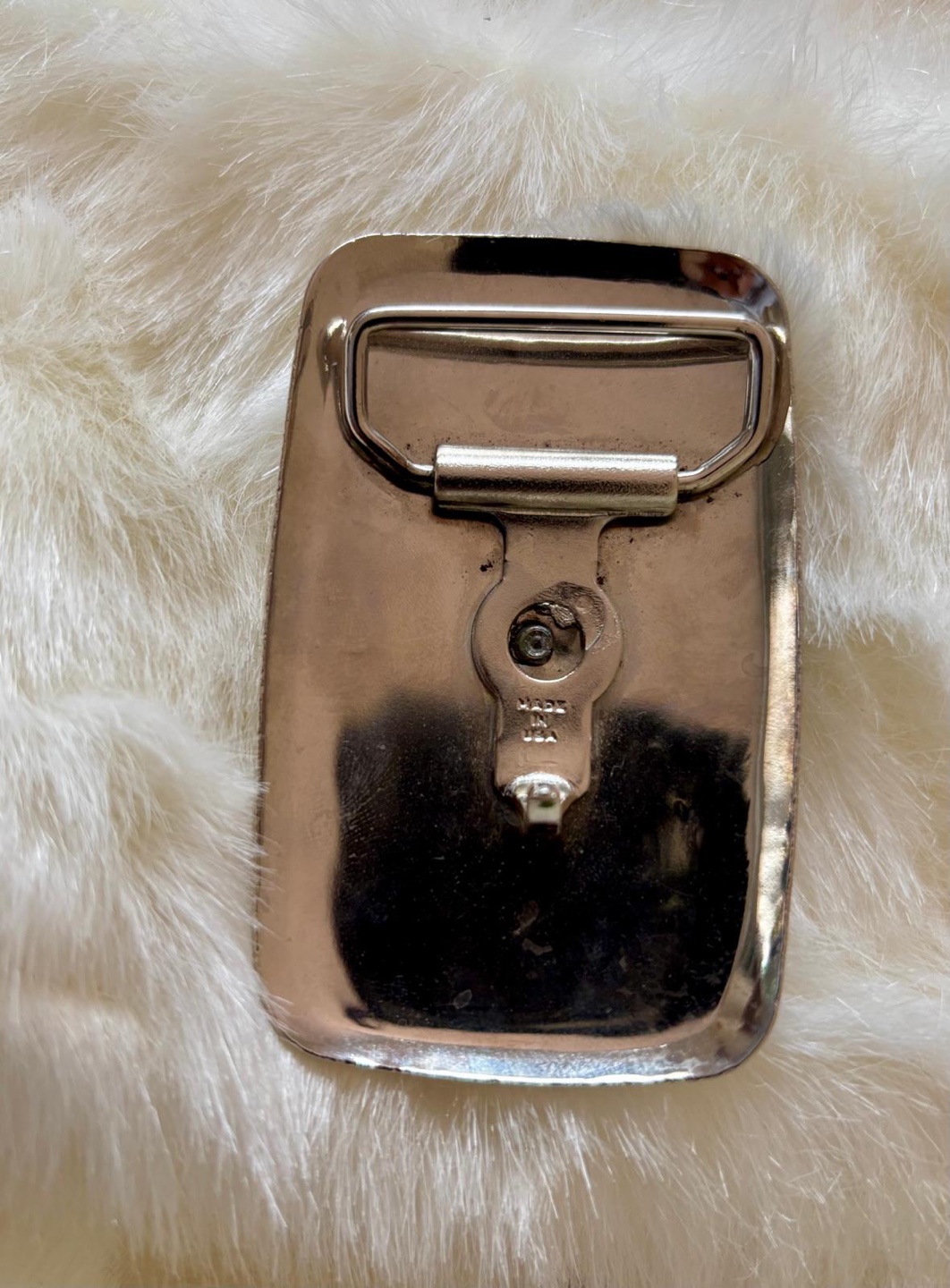 Vintage Steel Belt Buckle - Rodeo / Stampede - photo 2