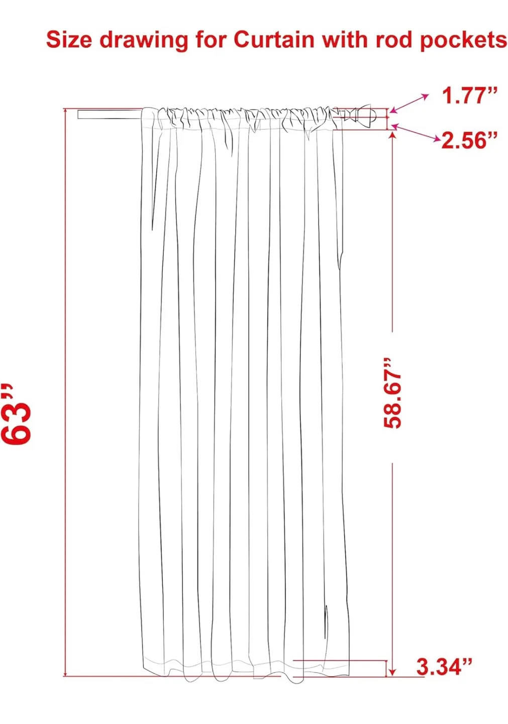 *Brand New*Room Darkening Blackout Window Curtain image indicator(5)