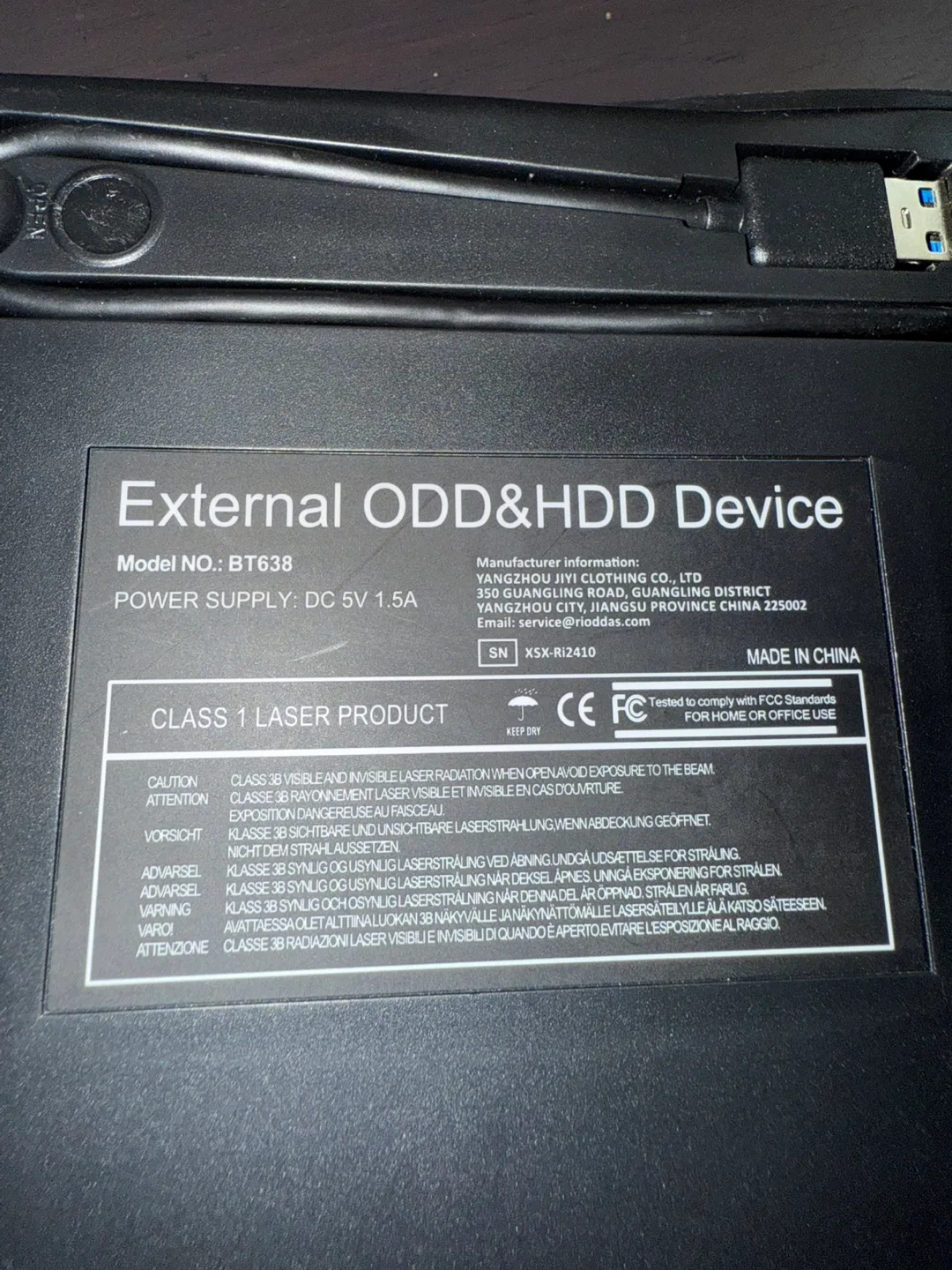 Rioddas External ODD & HDD Device image indicator(2)
