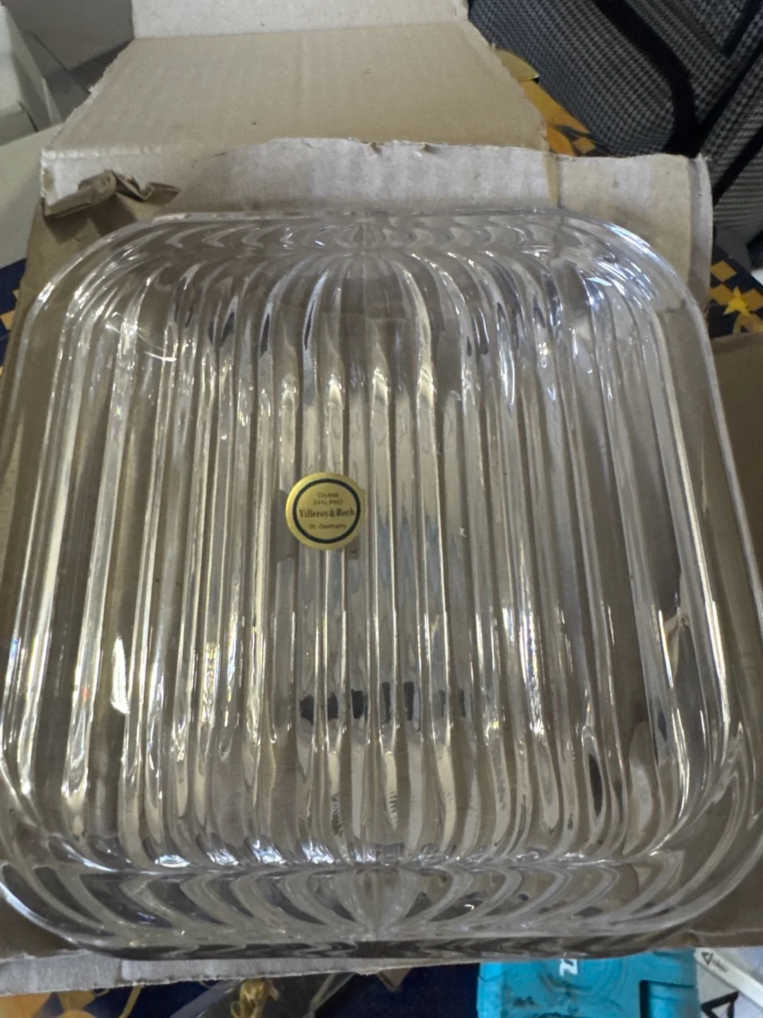 Villeroy & Boch Cristal Germany Glass Dish thumbnail