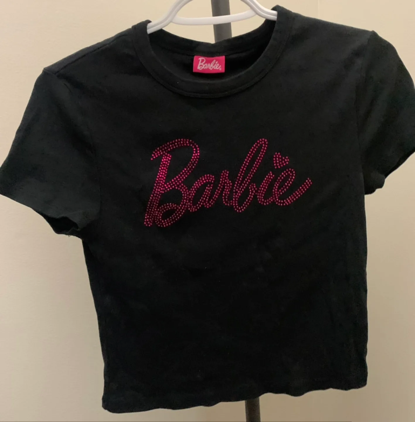 Barbie rhinestone cropped tee thumbnail