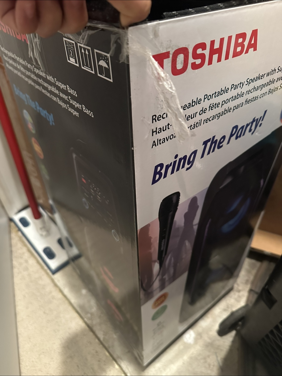 Toshiba TY-AS65 Portable Bluetooth Party Speaker with Lights - photo 3